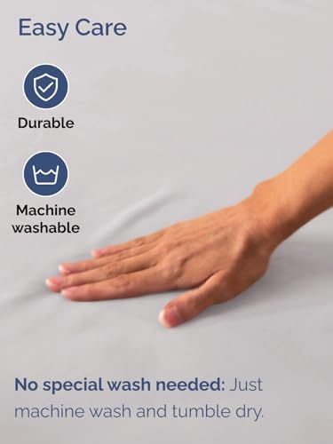 CGK Extra Deep King Single Fitted Sheet Only - French Grey