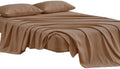 Queen Size Sheet Set 14 Inch Deep Pocket 4 Piece Set Taupe
