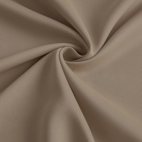 KEQIAOSUOCAI Pinch Pleated Blackout Curtains 120 Inch Long 2 Panels