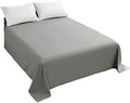 Sfoothome Gray Bedding Top Sheet - Flat Sheet for King Mattress