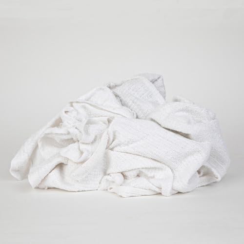 PRO SOURCE Low-Lint Virgin White 100% Cotton Terry Cloth Bar Mop Shop