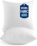MIULEE 20x20 Pillow Inserts Set 2 100% Virgin Microfiber Soft Fabric