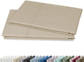 California Design Den 600 TC Set of 2 Queen-Size Pillow Cases, Beige