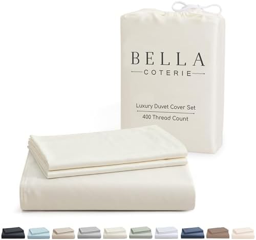 Bella Coterie | Luxury Bamboo Viscose California King Size Duvet Cover