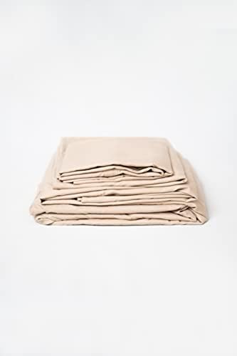 Khaki Queen Sheet Set – 4-Piece Ultra Soft Microfiber Bedding – Deep