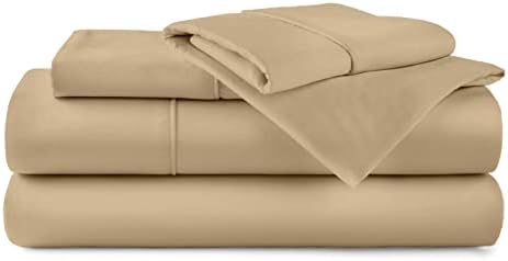 Egyptian Cotton 600-TC 4 PC 20" Pocket Taupe Full