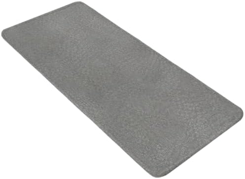 Long Bathroom Runner Rug, Vintage Gray Absorbent Non Slip Washable