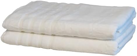 Mosobam Luxury Turkish Bath Sheets, 2 Pack, 35 x 70 in, 700 GSM, White