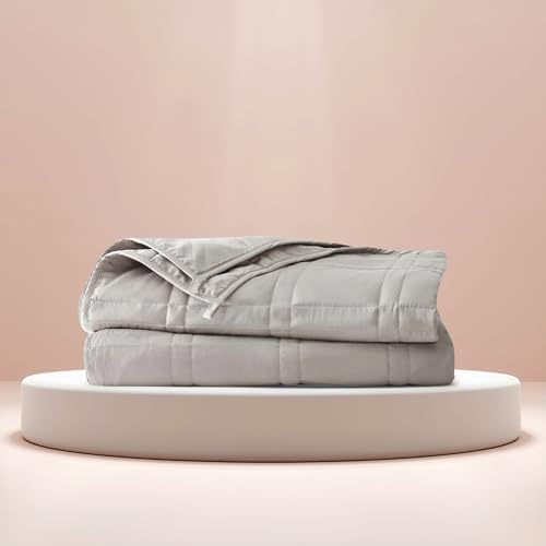 Baloo Weighted Blanket for Adults 25 lb King (Silver Sage, 80"x87")