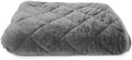 Weighted Blanket - 8 lbs Dark Gray, 60x88 Twin, Double-Sided Comfort