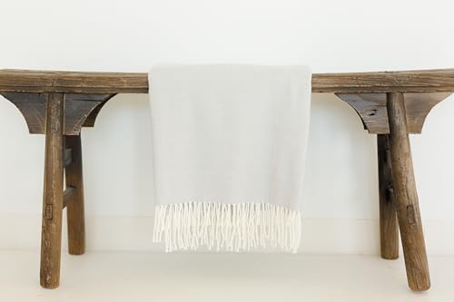 Alashan 50% Cotton 50% Acrylic Adirondack Herringbone Woven Throw