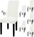 Easy-Going 100% Waterproof Dining Room Chair Covers Set of 6, Large