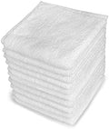 Pacific Linens Soft washcloths for face Hand Fingertip Towels 12 Pack