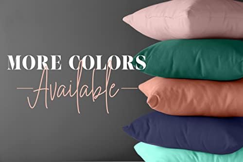 Elegant Comfort 6-Pack Solid Pillowcases 1500 Premium Hotel Quality