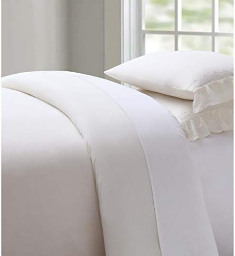 Cottage Classics Washed Cotton Voile Ruffle, King Duvet Cover Set