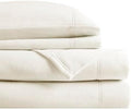 Sleep Philosophy Micro Fleece Sheets Full Size Bed Set 4 Piece, Ivory