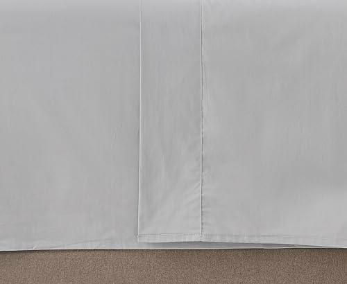 Linen Closet 100% Cotton Twin Sheets Set, 3 Pieces - Light Grey