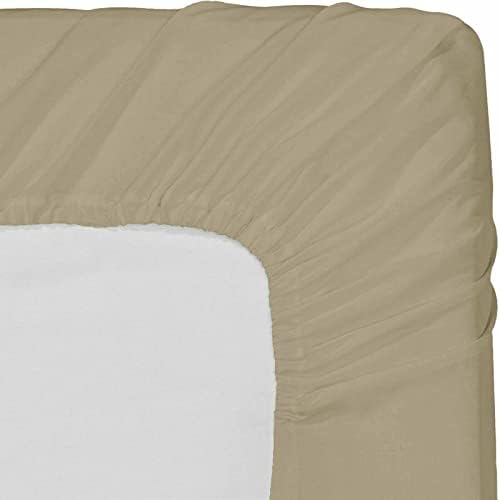 Solid New Egyptian Cotton 1000 Thread Count 1 Piece Fitted Sheet Extra