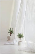 100% Linen Curtains Natural Linen Curtain Panels for Living Room/Light