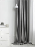 Bedroom Curtains 2 Panel Sets 63 Inch Length, Light Darkening Curtains