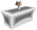 3D Optical Illusion Tablecloth Stretch Spandex Table Cloth Fitted