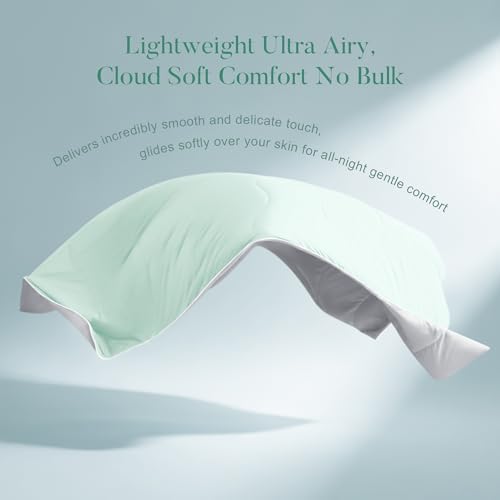 Cooling Comforter King Size with Pillow Cases, Lightweight Summer