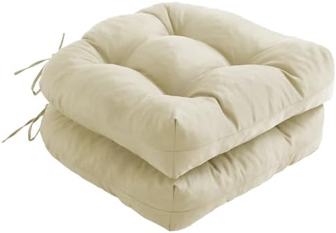 IPYNBAP Outdoor Chair Cushions Set of 2, Patio Chair Cushions with