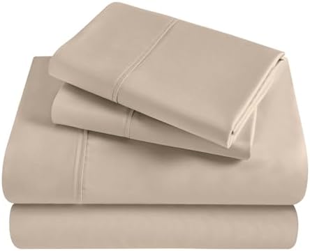 SUPERIOR 400 Thread Count Egyptian Cotton Sheet Set, Bedroom Sheets