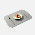 Front Back Two-Color Placemats for Dining Table Set of 4,Heat