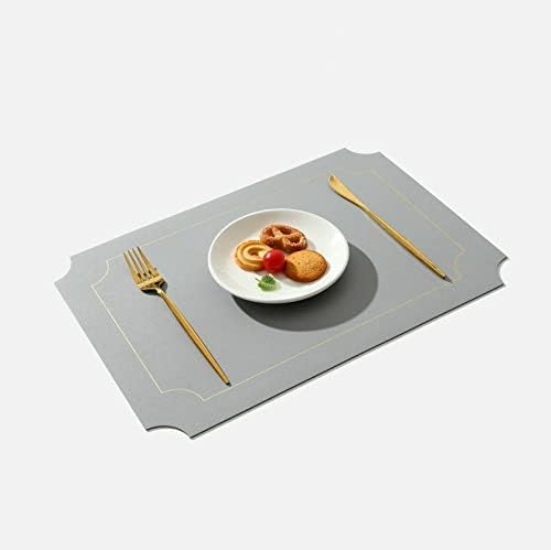 Front Back Two-Color Placemats for Dining Table Set of 4,Heat