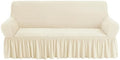 NICEEC Sofa Covers Beige Couch Cover Stretch Sofa Slipcovers with
