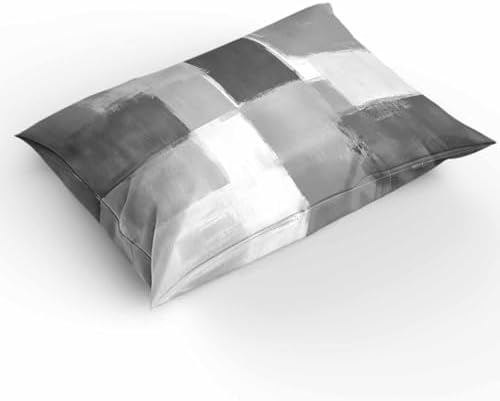 Duvet Cover Set Queen, Modern Abstract Geometric Graffiti Art 3 Piece