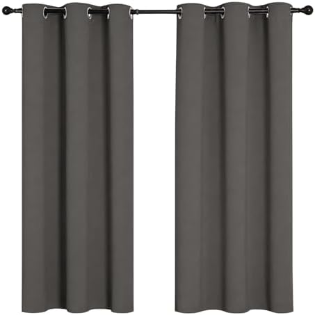 Blackout Curtains Room Darkening Thermal Insulated Blackout Grommet