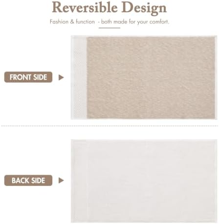 Madison Park Hayden 6 Piece Bath & Hand Towel Set, 550 GSM, Beige Tan