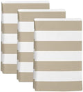 Kitchen Towels Set 3 Pack Classical Stripe Absorbent Dish Towels for
