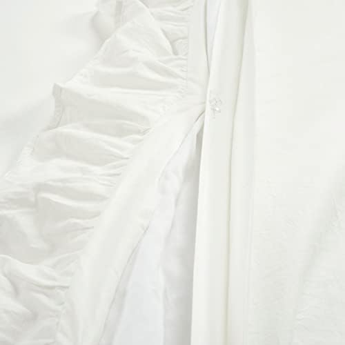 Lush Decor Ella Ruffle Lace 100% Cotton Duvet Cover, 3 Piece Set