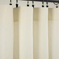 Lush Decor Belgian Flax Linen Blend Window Curtain Panel Single 50" W