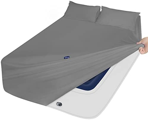 Moonsea Twin XL Sheet Sets Extra Deep Pocket, 3Pcs with Side Pocket