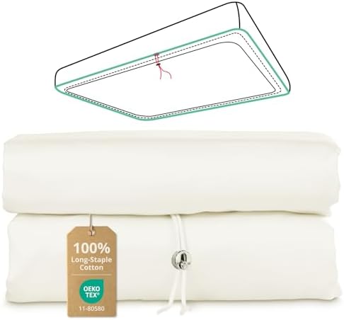 King Fitted Sheet Only Extra Deep Pocket Fits 14" to 18" Mattress