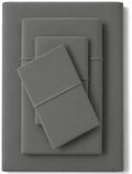 Feather & Stitch 100% Cotton Sateen 500 TC King Size Bed Sheet Set
