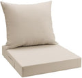 UNIKOME Outdoor Seat Cushions 24 X 24 Inch - Water-Resistant & Fade