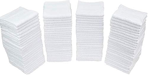 Simpli-Magic 79171 Terry Cleaning Cloths, 12"x12", White, 50 Pack