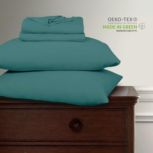 Briarwood Home 100% Cotton Solid Jersey Sheet Set - Ultra-Soft