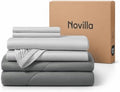 Novilla Cooling Comforter Set for Hot Sleepers 5pcs Queen Cooling