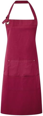 Premier Unisex Adult Cotton Canvas Apron with Pocket