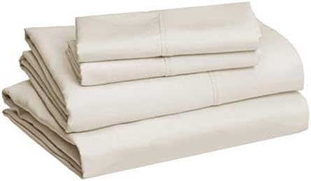 Amazon Basics Lightweight Super Soft Easy Care Microfiber Bed Sheet
