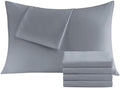 CULVE Pillow Cases Queen 4 Pack (20x30, Dark Gray)