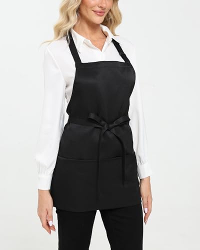 Argstar Unisex Adjustable Three Pocket Apron-Chef Kitchen