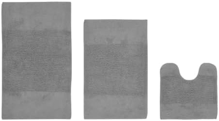 Tufted Super Soft Plush Multi-Piece 100% Cotton Bathroom Rugs Sets