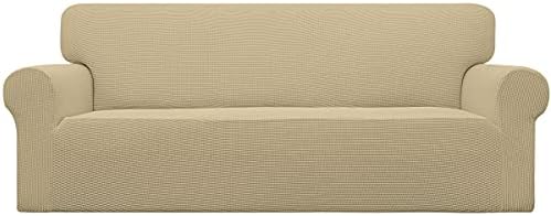 Easy-Going Stretch Couch Covers for Sofa Washable Large Beige